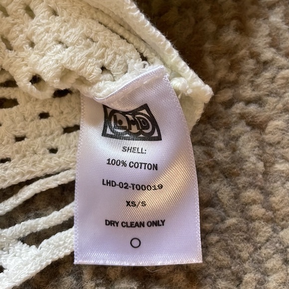 ❤️New LHD La Mer Crop Top in Delicate Cotton White - Picture 6 of 8